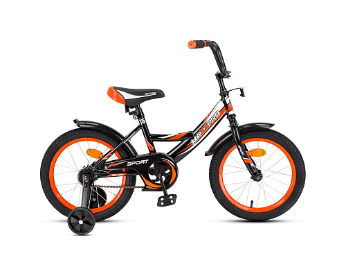 													Велосипед детский MAXXPRO SPORT 16"  черный, оранжевый SPORT-16-6  фото 2